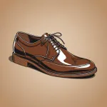 brown office shoes image